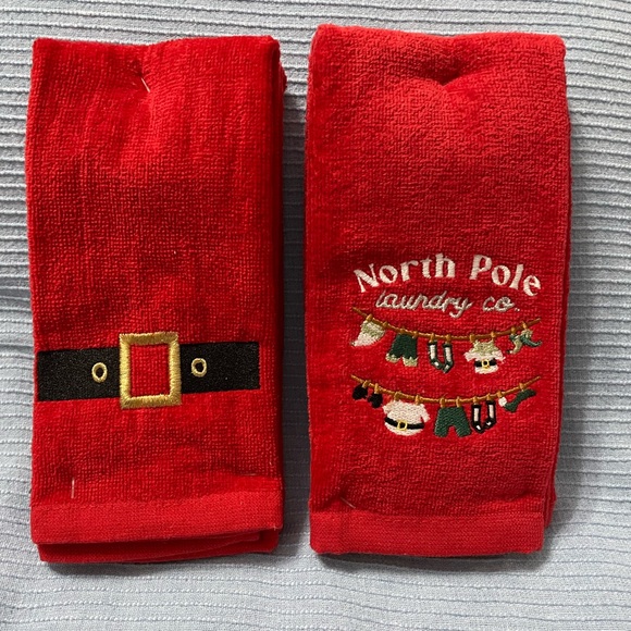 Holiday fingertip towels set - Picture 1 of 3